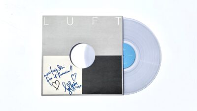 Das Lo & Leduc Album Luft mit durchsichtigem Vinyl.